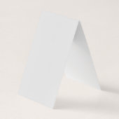 Platin grau minimalistisch modern visitenkarten (Rückseite)