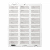 Platin-Grau minimalistisches Modern (Vorne)