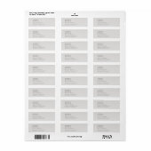 Platin-Grau minimalistisches Modern (Vorne)