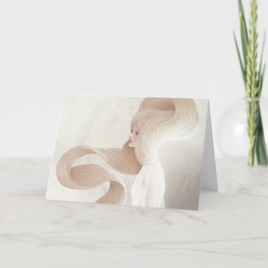 "Platin-" Gruß-Karte Karte (Vorderseite)