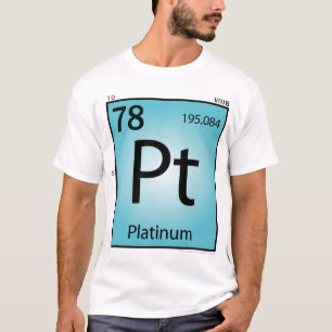 Platin- (Pt)Element-T - Shirt - nur Front