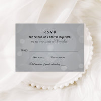 Platin- und Schwarz-Bokeh-Hochzeit