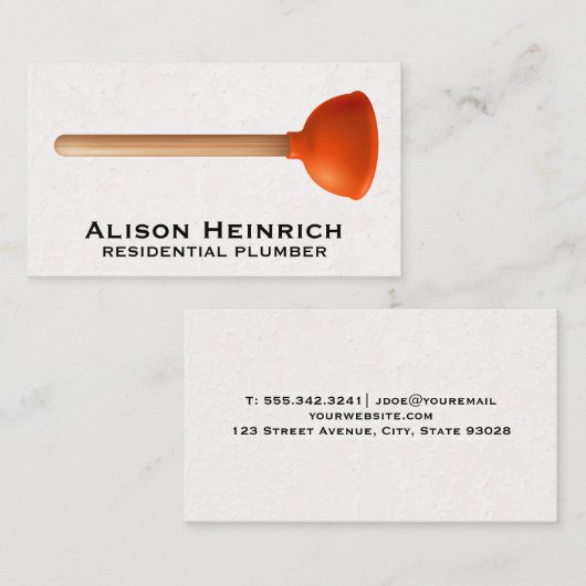 Platin Visitenkarte (Vorne/Hinten)