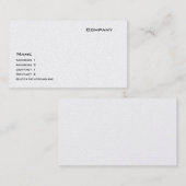 Platin Visitenkarte (Vorne/Hinten)