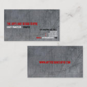 Platin Visitenkarte (Vorne/Hinten)