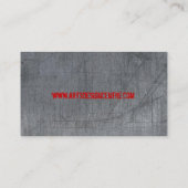 Platin Visitenkarte (Rückseite)