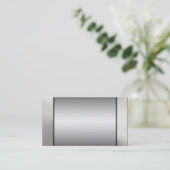 Platin-Visitenkarten Visitenkarte (Stehend Vorderseite)