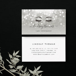 Platinbläschen oder Makeup Artist Visitenkarte