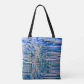 Platine,Computer,blau,Kondensator,Chip,ci Tasche (Rückseite)