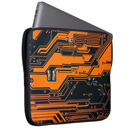 Platine. Elektronische Computerhardware Laptopschutzhülle (Vorne Rechts)