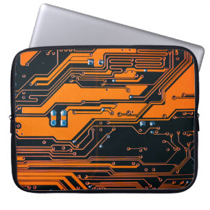 Platine. Elektronische Computerhardware Laptopschutzhülle