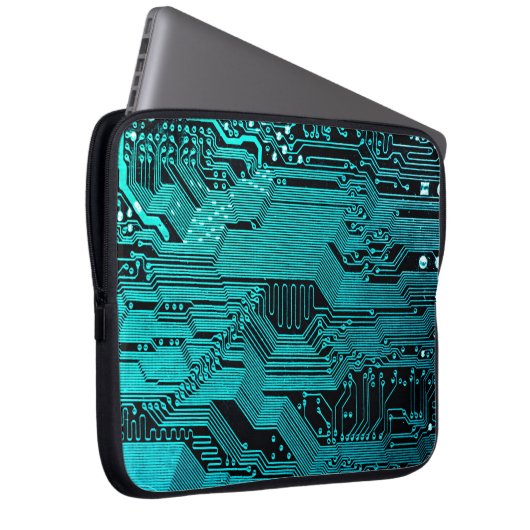 Platine. Elektronische Computerhardware Laptopschutzhülle (Vorne Rechts)