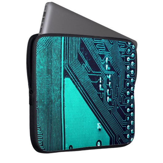 Platine. Elektronische Computerhardware Laptopschutzhülle (Vorne Rechts)