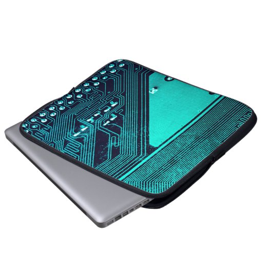 Platine. Elektronische Computerhardware Laptopschutzhülle (Vorne Knopf)