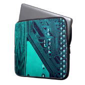 Platine. Elektronische Computerhardware Laptopschutzhülle (Vorderseite Links)