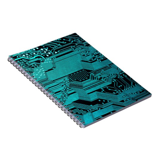 Platine. Elektronische Computerhardware Notizblock (Rechte Seite)