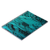 Platine. Elektronische Computerhardware Notizblock (Linke Seite)