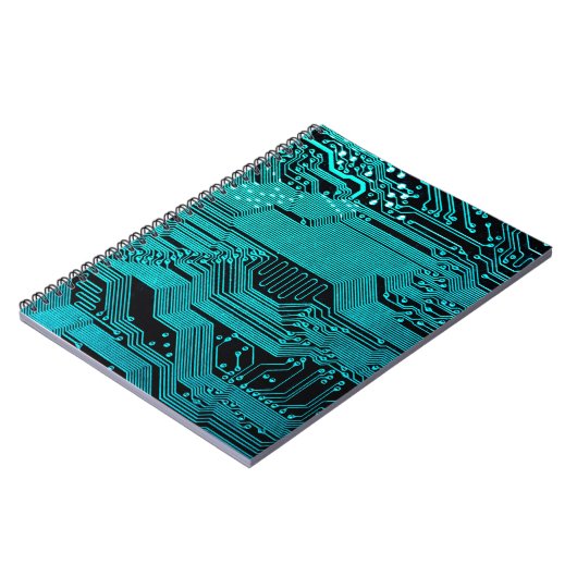 Platine. Elektronische Computerhardware Notizblock (Linke Seite)