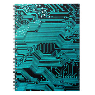 Platine. Elektronische Computerhardware Notizblock