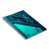 Platine. Elektronische Computerhardware Notizblock (Rechte Seite)