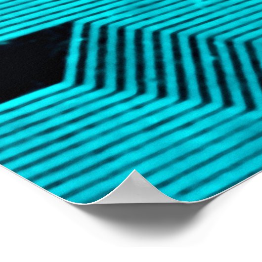 Platine. Elektronische Computerhardware Poster (Ecke)