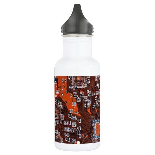 Platine für gedruckte Leiterplatten Orange-Platine Edelstahlflasche (Links)