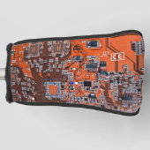 Platine für gedruckte Leiterplatten Orange-Platine Golf Headcover (Vorderseite)