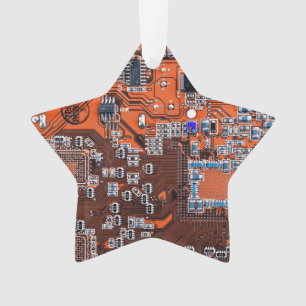 Platine für gedruckte Leiterplatten Orange-Platine Ornament
