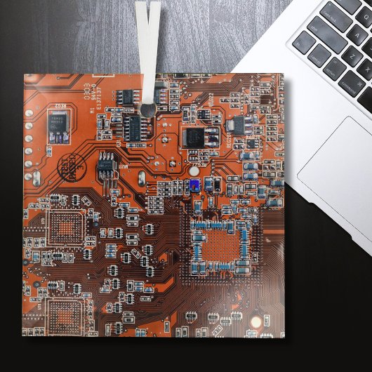 Platine für gedruckte Leiterplatten Orange-Platine Ornament Aus Glas