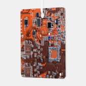 Platine für gedruckte Leiterplatten Orange-Platine Ornament Aus Metall (Vorderseite links)