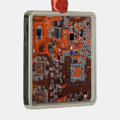 Platine für gedruckte Leiterplatten Orange-Platine Ornament Aus Metall (Rechts)