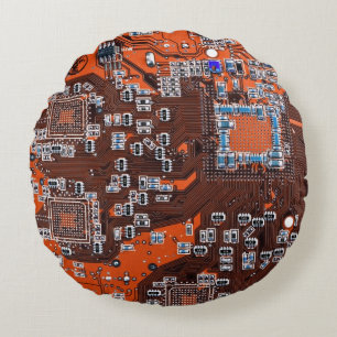 Platine für gedruckte Leiterplatten Orange-Platine Rundes Kissen