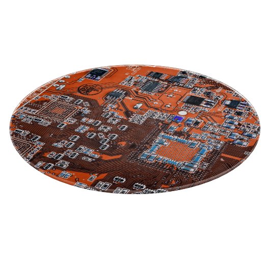 Platine für gedruckte Leiterplatten Orange-Platine Schneidebrett (Ecke)