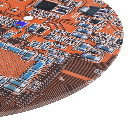 Platine für gedruckte Leiterplatten Orange-Platine Schneidebrett (Ecke)