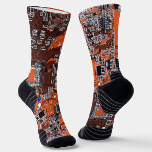 Platine für gedruckte Leiterplatten Orange-Platine Socken