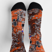 Platine für gedruckte Leiterplatten Orange-Platine Socken (Oben)