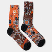 Platine für gedruckte Leiterplatten Orange-Platine Socken (Rechts)