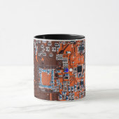 Platine für gedruckte Leiterplatten Orange-Platine Tasse (Zentrum)