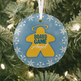 Platine Game Angel Logo Glas Ornament Ornament Aus Glas
