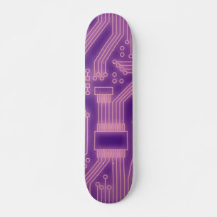 Platine rosa skateboard