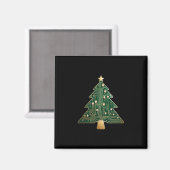 Platinen-Computer-Tech-Christbaum  Magnet (Vorderseite/Rückseite)