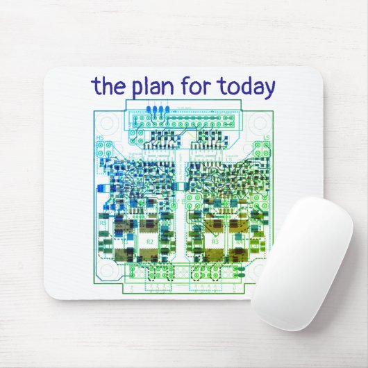 Platinen-Pad-Plan für Leiterplatten Mousepad (Mit Mouse)
