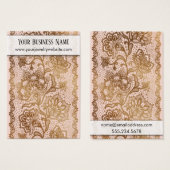 Platinenkarte mit goldfarbenem Rosatinhalterung (Vorne & Hinten)