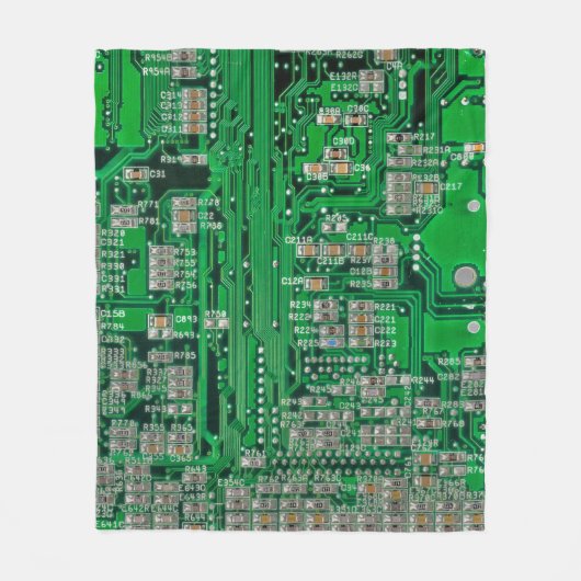 Platinenmalerei Fleecedecke (Vorderseite)