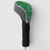 Platinenmalerei Golf Headcover (angewinkelt)