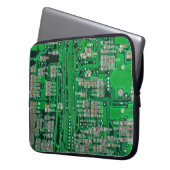 Platinenmalerei Laptopschutzhülle (Vorderseite Links)