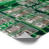 Platinenmalerei Poster (Ecke)