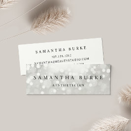 Platinglühen Mini Visitenkarte