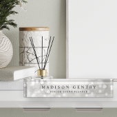 Platinglühen Namensplakette