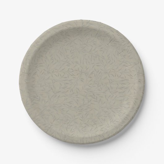 Platingrauweine mit Embosse Pappteller (Vorderseite)